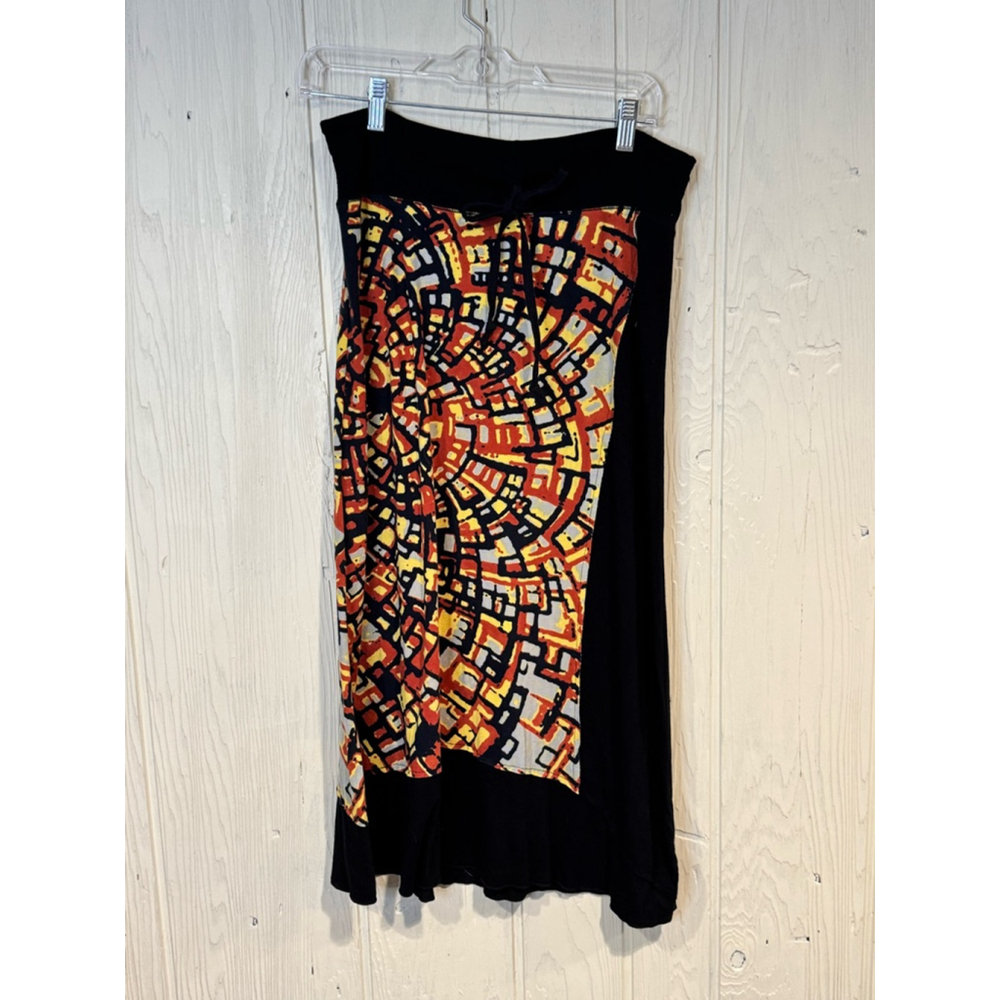 Luna Claire Skirt Women's Medium Black Multicolor